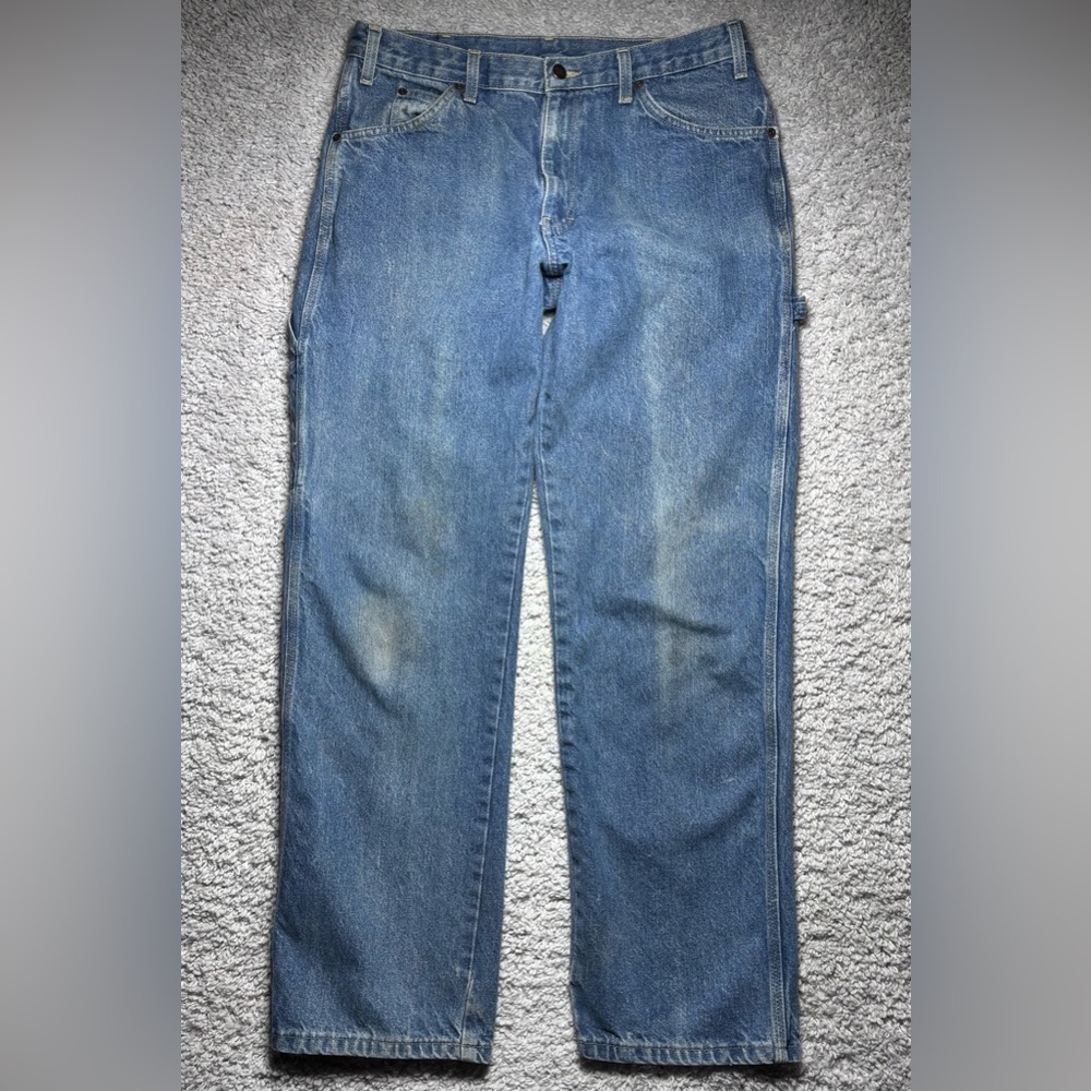 Dickies Jeans Mens 34 Carpenter Baggy Y2K Style Relaxed Fit Grunge Streetwear